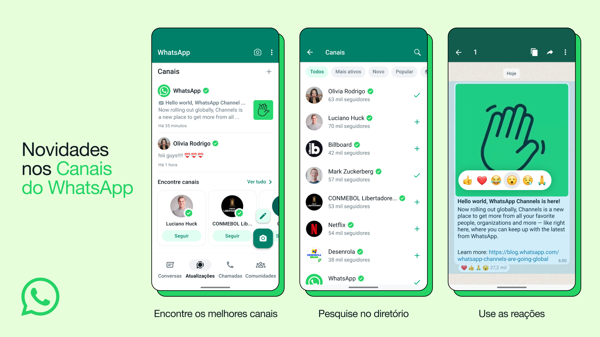 WhatsApp Canais chega ao Brasil e alguns usuários já conseguem criar canais