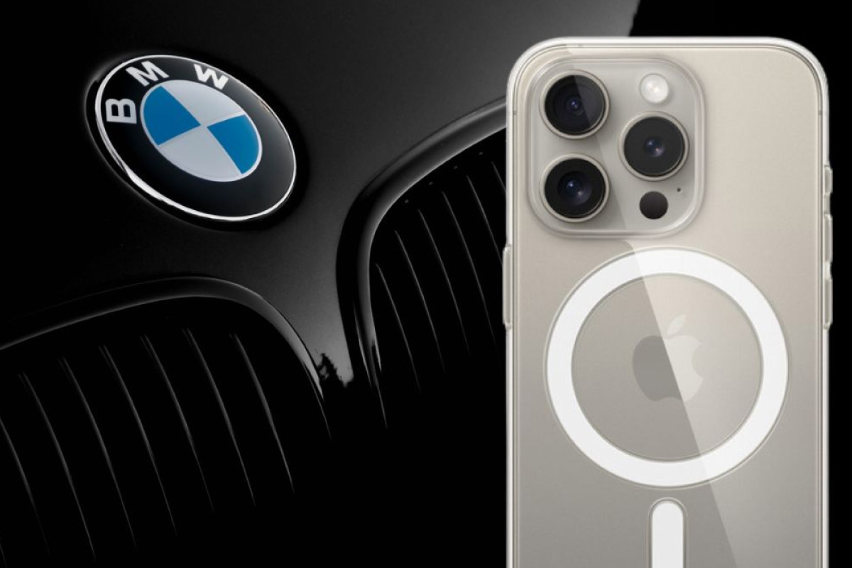 iPhone 15 x BMW