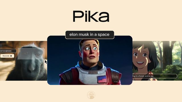 Pika, um editor de vídeos com IA!